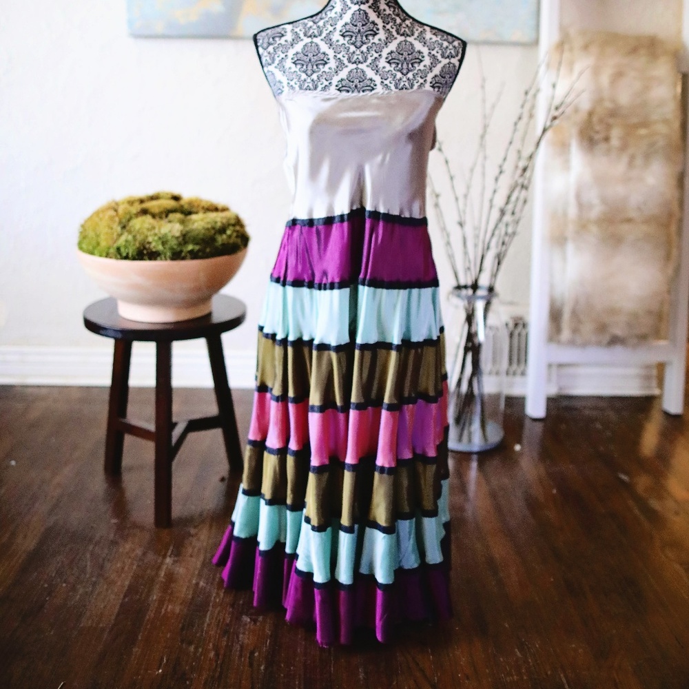 Look brand colorful boho skirt or dress